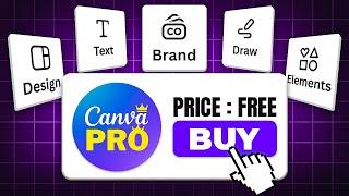 How to Get CANVA PRO for FREE in 2024 – LEGIT & EASY Method!