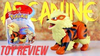 ARCANINE! Wicked Cool Toys Battle Feature | Jazwares Figure Review & Unboxing!