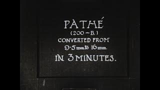 PATHESCOPE 200B CONVERSION FROM 9.5 TO 16MM IN 3 MINUTES