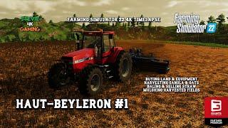 Haut Beyleron/#1/Farming Simulator 22 4k Timelapse/Buying Equipment/Harvesting/Baling/Mulching