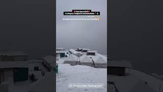 First Snowfall At Chopta Tungnath ChandraShila️#trending #snowfall #chopta #tungnath #chandrashila