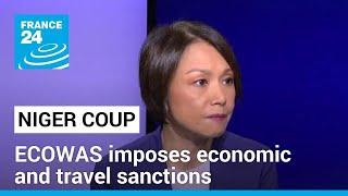 Niger coup: ECOWAS imposes economic and travel sanctions • FRANCE 24 English