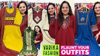 Varika Fashion Brings You Stylish Cotton Ajrak Suits, Pakistani Suits, Party Wear & Banarasi Suits.