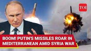 Putin Flaunts Russia Navy's Prowess In Mediterranean; Kinzhal, Zircon Missiles Hit 'Bull's Eye'