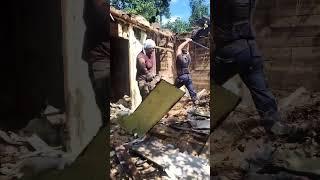 Демонтаж сарая