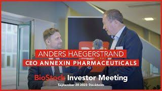 BioStock Investor Meeting | Interview with Annexin Pharmaceuticals | September 2023