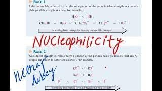 organic chemistry | reaction mechanism | NUCLEOPHILICITY |  Neeraj dubey