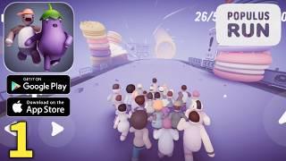 Populus Run Gameplay Walkthrough Part 1 (Android, ios)