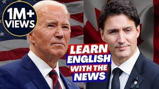 Joe Biden Meets Justin Trudeau in Ottawa  Learn English with the News