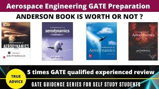 GATE Aerospace Engineering book advice Aerodynamics book by J D Anderson | concept library viru sir