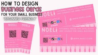 How To Design Business Cards For Small Business Using Picsart|Beginner Friendly Business Card Design