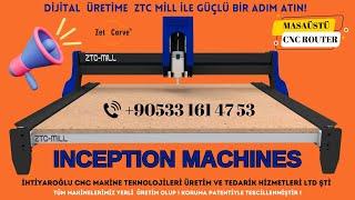 ZTC MİLL | MASAÜSTÜ CNC ROUTER | YERLİ ÜRETİM 7/24 CANLI KURULUM VE KULLANIM DESTEĞİ |  @ZetCarve  !