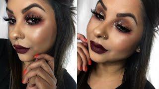 Reverse Smokey Eyes With Glitter | ArielHopeMakeup