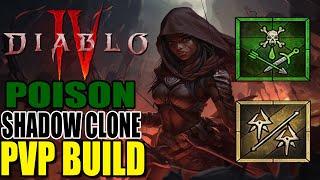 Diablo 4 ► Updated Rogue PVP Guide  Penetrating Shot ️ Poisoned Shadow Clone Build