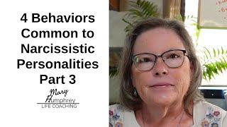 4 Behaviors Common to Narcissistic Personalities (Part 3)