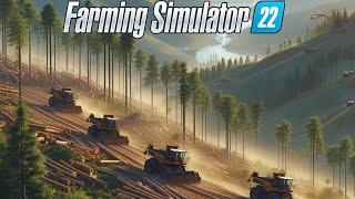 Building a New Forestry Base: Logging & Construction in Farming Simulator 22 | FS22