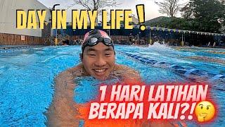 A Day in My Life of A Swimmer! TIMBOI SEHARI LATIHAN BERAPA KALI YA ?! 