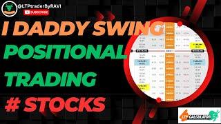 I DADDY SWING#STOCKS #POSITIONAL TRADING #LTPCALCULATOR,#NIFTY#INVESTINGDADDY