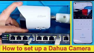 How to Set Up a Dahua IP Camera Without an NVR: Direct Network Connection and Remote Viewing Guide