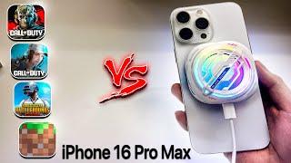 iPhone 16 Pro Max Test Gaming ( WZM, CODM, PUGM, MINECRAFT)