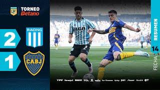 RACING 2 - 1 BOCA I Resumen del partido | #TorneoBetano 2024