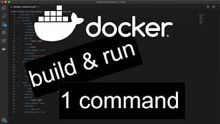 Docker build & run in 1 command