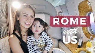 ROME with us + a tour of Emirates First Class | Andi Manzano Reyes