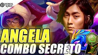 Como jogar de Angela - React TOP Player da China - Honor of Kings (Build, Arcana e Combos)