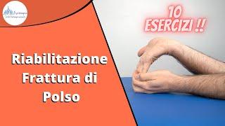 Riabilitazione frattura di polso | 10 esercizi e Cosa  fare dopo aver tolto il gesso al braccio