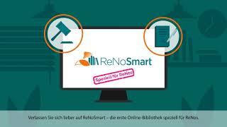 ReNoSmart - Die Online Bibliothek für Rechtsanwalts- und Notarfachangestellte