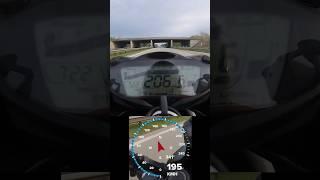 Suzuki SV650 GPS Beschleunigung 0-Topspeed #shorts