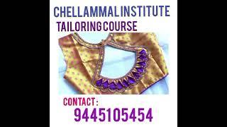 TAILORING COURSE BEST CHELLAMMAL INSTITUTE MADURAI-9445105454,9043557425 #designinginstitute