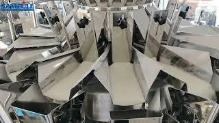 Sugar packing machine : 500g , Pillow bag , Multihead weigher, 25-45 bags per min