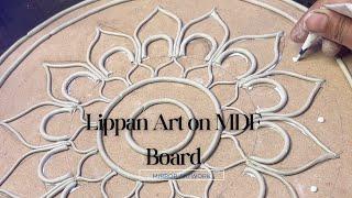 PAINT Like a PRO with Lippan MDF Painting!  Mirror Artwork | Shalu Singh Art