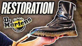 Dr. Martens Restoration - (Using ORIGINAL Parts & FIRE)