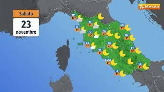 Meteo, previsioni meteo Sabato 23 novembre 2024