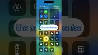 iOS control center HIDDEN FEATURE?? 
