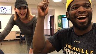 Girly talk with Preds defenseman P.K. Subban