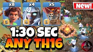 TH16 Root Rider Electro Titan Attack Strategy | Best TH16 Attack Strategy (Clash of Clans)