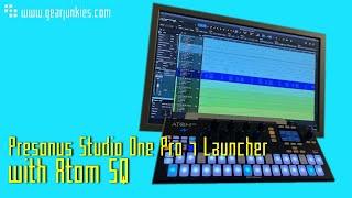 The new Presonus Studio One Pro 7 Launcher with Atom SQ