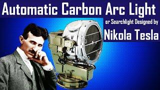 Automatic Carbon Arc Lamp designed by Nikola Tesla | carbon arc working | carbon arc lamp projector