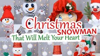 DIY Snowman Crafts That Will Melt Your Heart | Christmas crafts 2024