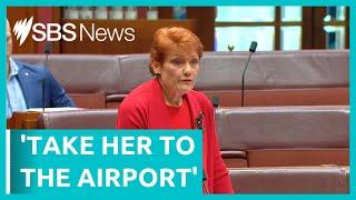 Pauline Hanson refuses to apologise for "p--- off back to Pakistan" tweet | SBS News