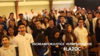 AGBU MHS #Scream For Justice, #Stop Genocide, #LA2DC