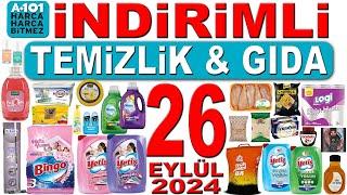 A101 İNDİRİMLİ ALDIN ALDIN KATALOĞU | A101DE BU HAFTA TEMİZLİK GIDA | A101 26 EYLÜL 2024 İNDİRİMLERİ