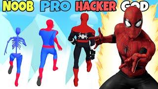 NOOB vs PRO vs HACKER vs GOD in SuperHero Pick 3D (Newest Update)