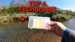 TROUT FISHING WITH SOFT PLASTIC WORMS || Top 4 Techniques!