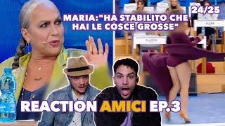 Allieva della Celentano "Ha le Cosce Grosse" | Reaction Amici ep.3