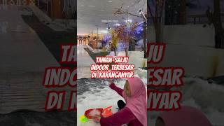 Terbesar !! Taman salju indoor di Karanganyar. Ada yg pernah kesini??  #playground #snowpark