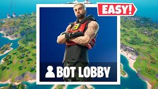 *NEW* How to Get into FULL BOT LOBBIES In Fortnite Chapter 2! PS5/MOBILE/XBOX/PC Bots Lobby Glitch